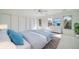 Bedroom featuring a soft color palette, carpet, and a view from the window at 5191 S Hannibal Way, Centennial, CO 80015