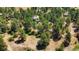 Secluded stone castle home nestled among dense trees at 6650 Village Rd, Parker, CO 80134