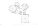 Floor plan of first floor, showing living room, kitchen, garage and foyer at 6650 Village Rd, Parker, CO 80134