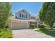Charming two-story home with a three-car garage and well-maintained front yard at 10096 Hughes Pl, Highlands Ranch, CO 80126