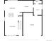 Layout of the main floor featuring the dining area, kitchen, living room, garage and bath at 20000 E Mitchell Pl # 35, Denver, CO 80249