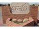 Attractive brick sign for Parkland Estates Airpark community entrance at 4627 Cathy Ln, Erie, CO 80516