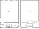 Two-story floor plan featuring kitchen, bath, room, large garage, and a loft at 4627 Cathy Ln, Erie, CO 80516