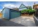 Detached two-car garage with driveway in the back of the home at 1429 Josephine St, Denver, CO 80206