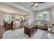 Open layout featuring living room, dining area and kitchen at 3793 Cadence Dr, Castle Rock, CO 80109
