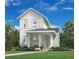 Inviting two-story home featuring white siding, a covered porch, and professionally landscaped front yard at 918 Promenade Dr, Superior, CO 80027