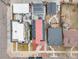 Stunning aerial view showcasing the rooftops and yards of neighboring houses at 3948 Wyandot St, Denver, CO 80211
