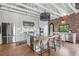 Modern kitchen featuring a large island, stainless steel appliances, and custom cabinets, perfect for cooking and entertaining at 1140 Lake Gulch Rd, Castle Rock, CO 80104