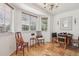 Dining room with bright light from the windows and tile floors at 7664 S Ivanhoe Way, Centennial, CO 80112