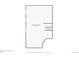 Basement floor plan with dimensions of unfinished area and stairs at 7664 S Ivanhoe Way, Centennial, CO 80112