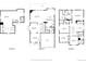 Detailed floor plan showcasing the layout of this three-story home, highlighting room dimensions at 1315 Sidewinder Cir, Castle Rock, CO 80108