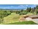 Enjoy the tranquil outdoor space with a stone fire pit and serene landscape views at 770 International Isle Dr, Castle Rock, CO 80108