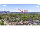 Aerial view of home close to Empower Field at Mile High, home of the Denver Broncos at 2435 N Irving St, Denver, CO 80211