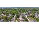 Lush, green neighborhood with mature trees and a mix of single-Gathering homes and apartments at 2435 N Irving St, Denver, CO 80211