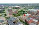 An aerial view featuring the property in a developed urban area, highlighting its proximity to major roadways at 1435 Wazee St # 408, Denver, CO 80202