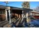 Covered patio with seating area at 3516 W Powers Pl, Littleton, CO 80123