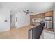 Modern kitchen with stainless steel appliances and bright natural light at 1626 S Sherman St, Denver, CO 80210