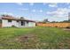 Large backyard featuring a covered patio and expansive lawn at 7952 Zuni St, Denver, CO 80221