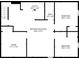 Basement floor plan featuring recreation room, utility area, bathroom, and two bedrooms at 7952 Zuni St, Denver, CO 80221