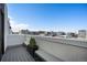 Enjoy stunning city views from this rooftop deck, complete with seating and a peaceful ambiance at 4214 E 8Th Pl, Denver, CO 80220