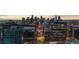 Panoramic night view of Denver cityscape highlighting modern buildings and city life at 1438 Little Raven St # 104, Denver, CO 80202