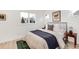 Cozy bedroom with a comfortable bed and stylish decor at 520 Columbine St, Denver, CO 80206