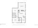 Second floor plan features primary bedroom, bathroom, and den at 520 Columbine St, Denver, CO 80206