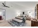 Bright and airy main bedroom with ensuite bathroom at 520 Columbine St, Denver, CO 80206