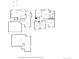 Detailed floor plan showcasing the layout of all three floors, highlighting room sizes and dimensions for each level at 7900 E Iowa Ave, Denver, CO 80231