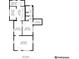 Detailed floor plan showcasing the layout of the home including the kitchen, living room, and bedroom dimensions at 6660 Locust St, Commerce City, CO 80022