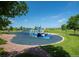 Community playground with modern blue play structure and surrounding green space for recreational activities at 26361 E 5Th Pl, Aurora, CO 80018