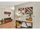 Stylishly decorated entryway featuring modern decor, wood flooring, and ample natural light at 915 S Mckinley Ave, Fort Lupton, CO 80621