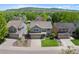 Aerial view of the neighborhood showcasing the home's curb appeal at 42 Blue Sage, Littleton, CO 80127