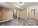 Unfinished basement with tile floor and plenty of space at 600 Balsa Dr, Castle Rock, CO 80104