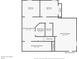 Detailed floor plan showcasing basement layout of rooms and dimensions at 1038 Petras St, Erie, CO 80516