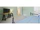 This is a stylish bedroom with neutral carpeting and pale green walls at 4829 Baldwin Pl, Boulder, CO 80301