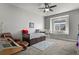 Charming bedroom with built-in window seat and a twin bed at 17155 Primrose Ln, Mead, CO 80542