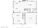 Detailed floor plan of the home's first floor, showcasing the layout of the kitchen, dining room, and living room areas at 6519 Eastview St, Longmont, CO 80504