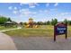 View of Patterson Park featuring a playground, picnic shelter and walking paths at 6519 Eastview St, Longmont, CO 80504