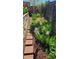 Beautiful garden with brick path, lush plants, and purple irises creates a tranquil escape at 20764 E 47Th Ave, Denver, CO 80249