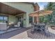 Inviting back deck with outdoor seating, perfect for relaxing and entertaining with views of the landscape at 3254 Red Tree Pl, Castle Rock, CO 80104