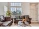 Comfortable living room featuring ample natural light, plush leather seating, and decorative accents at 19688 E Lasalle Dr, Aurora, CO 80013