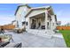 Enjoy the outdoor space with a spacious patio, cozy seating, and dining area at 17765 Faraday St, Broomfield, CO 80023