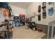 The garage area offers ample storage solutions and a workspace for projects at 17765 Faraday St, Broomfield, CO 80023
