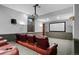 Home theater with seating for multiple people and projector at 4282 Preserve N Pkwy, Greenwood Village, CO 80121