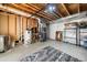 View of unfinished basement utility area with mechanicals and storage space at 24394 E Dorado Pl, Aurora, CO 80016