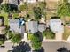 Overhead shot of residences, showcasing well-kept yards at 4860 S Salida Ct, Aurora, CO 80015