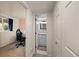 Hallway view to a bedroom, an office and a bathroom at 4860 S Salida Ct, Aurora, CO 80015