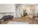 Open-concept floorplan with a staircase, living room, and kitchen at 4860 S Salida Ct, Aurora, CO 80015
