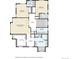 Second floorplan includes three bedrooms, three baths, laundry, and walk-in closet at 947 Buffalo Ridge Rd, Castle Pines, CO 80108